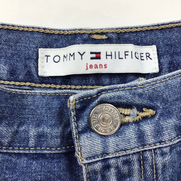 New Vintage Tommy Hilfiger Denim jean shorts  10 - Picture 6 of 8